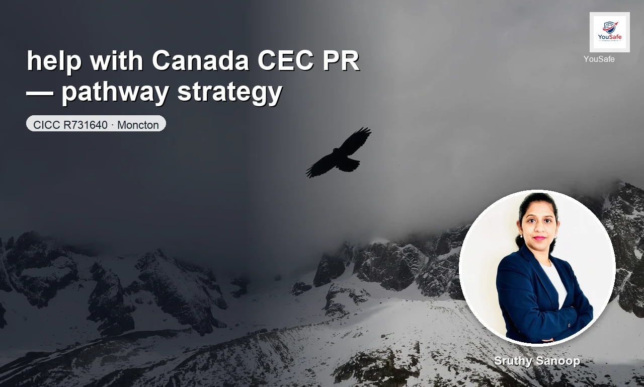 I will plan your Canada CEC PR pathway strategy — preview
